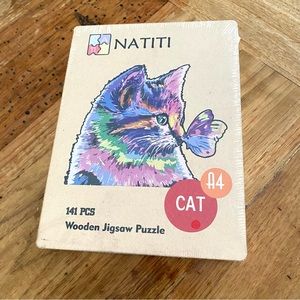 NIP NATITI Wooden Cat Jigsaw Puzzle 141 Pieces